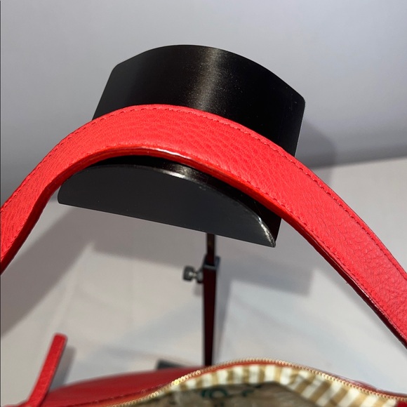 Kate Spade Red Pebble Leather Shoulder Bag - Picture 8 of 10